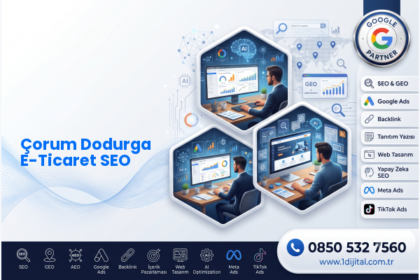Çorum Dodurga E-Ticaret SEO — Dijital1 dijital pazarlama hizmeti görseli