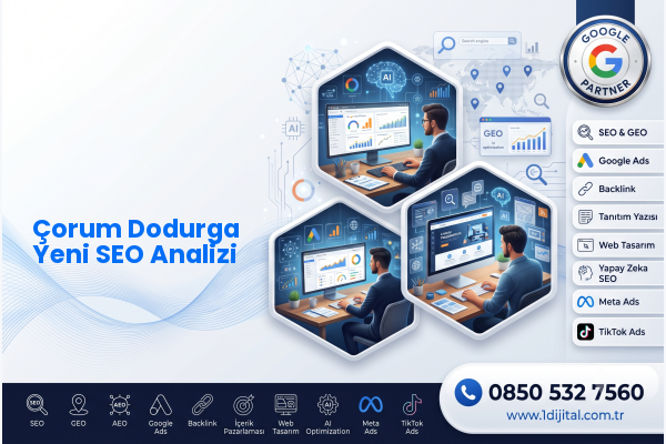 Çorum Dodurga Yeni SEO Analizi — Dijital1 dijital pazarlama hizmeti görseli