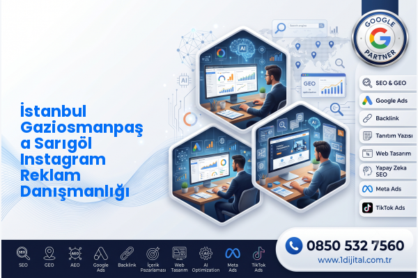 İstanbul Gaziosmanpaşa Sarıgöl Instagram Reklam Danışmanlığı — Dijital1 dijital pazarlama hizmeti görseli