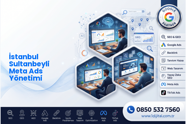 İstanbul Sultanbeyli Meta Ads Yönetimi — Dijital1 dijital pazarlama hizmeti görseli