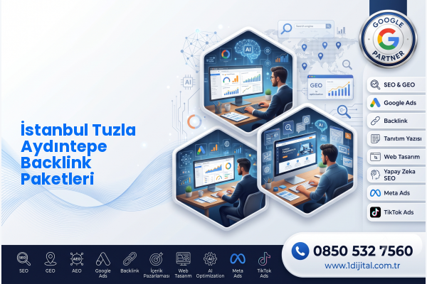 İstanbul Tuzla Aydıntepe Backlink Paketleri — Dijital1 dijital pazarlama hizmeti görseli