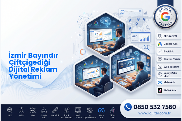 İzmir Bayındır Çiftçigediği Dijital Reklam Yönetimi — Dijital1 dijital pazarlama hizmeti görseli