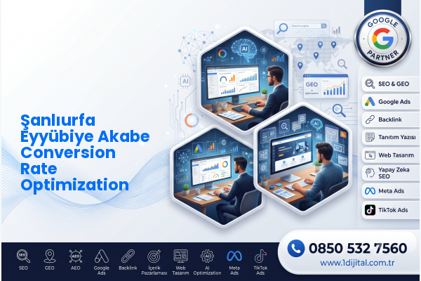 Şanlıurfa Eyyübiye Akabe Conversion Rate Optimization — Dijital1 dijital pazarlama hizmeti görseli
