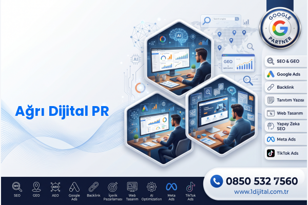 Ağrı Dijital PR — Dijital 1 dijital pazarlama hizmeti görseli