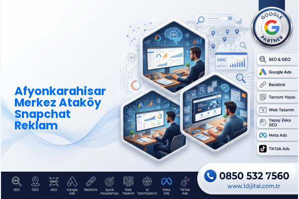 Afyonkarahisar Merkez Ataköy Snapchat Reklam — Dijital1 dijital pazarlama hizmeti görseli