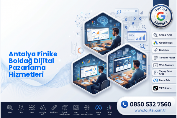 Antalya Finike Boldağ Dijital Pazarlama Hizmetleri — Dijital1 dijital pazarlama hizmeti görseli