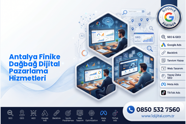 Antalya Finike Dağbağ Dijital Pazarlama Hizmetleri — Dijital1 dijital pazarlama hizmeti görseli