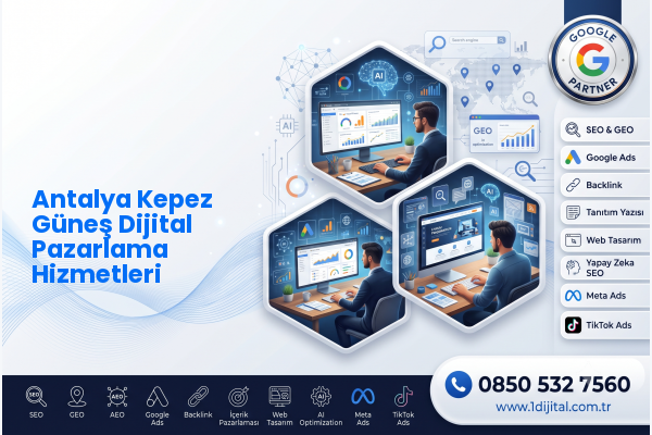 Antalya Kepez Güneş Dijital Pazarlama Hizmetleri — Dijital1 dijital pazarlama hizmeti görseli