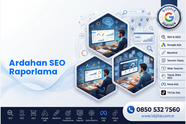 Ardahan SEO Raporlama — Dijital1 dijital pazarlama hizmeti görseli
