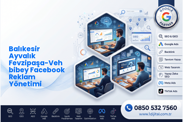 Balıkesir Ayvalık Fevzipaşa-Vehbibey Facebook Reklam Yönetimi — Dijital1 dijital pazarlama hizmeti görseli