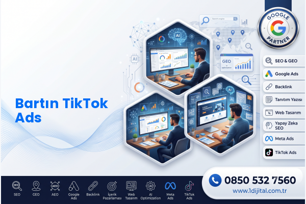 Bartın TikTok Ads — Dijital 1 dijital pazarlama hizmeti görseli