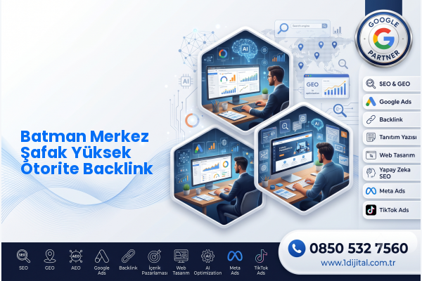 Batman Merkez Şafak Yüksek Otorite Backlink — Dijital1 dijital pazarlama hizmeti görseli
