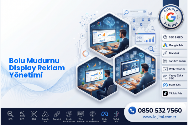 Bolu Mudurnu Display Reklam Yönetimi — Dijital1 dijital pazarlama hizmeti görseli