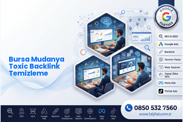 Bursa Mudanya Toxic Backlink Temizleme — Dijital1 dijital pazarlama hizmeti görseli