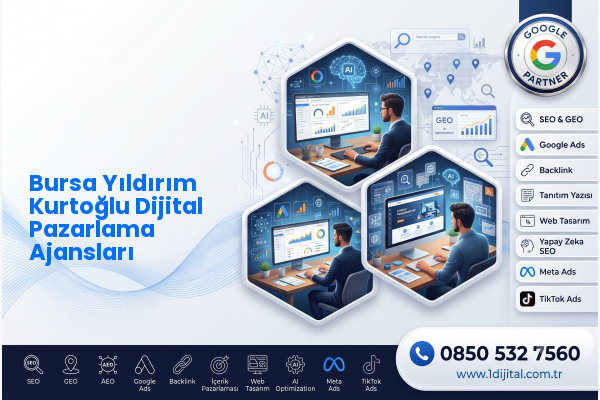 Bursa Yıldırım Kurtoğlu Dijital Pazarlama Ajansları — Dijital1 dijital pazarlama hizmeti görseli