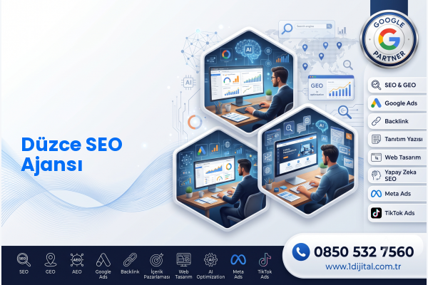 Düzce SEO Ajansı — Dijital 1 dijital pazarlama hizmeti görseli