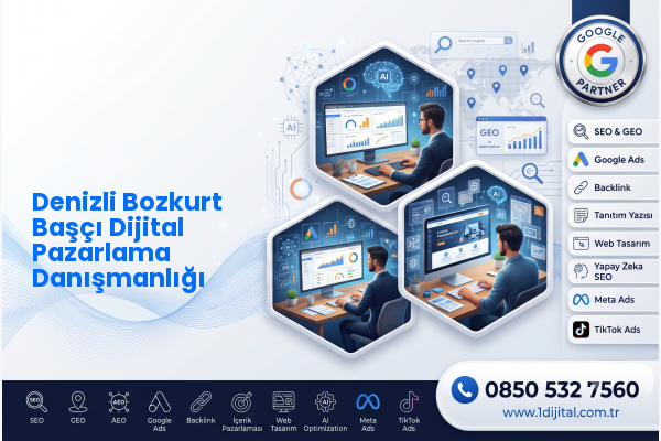 Denizli Bozkurt Başçı Dijital Pazarlama Danışmanlığı — Dijital1 dijital pazarlama hizmeti görseli