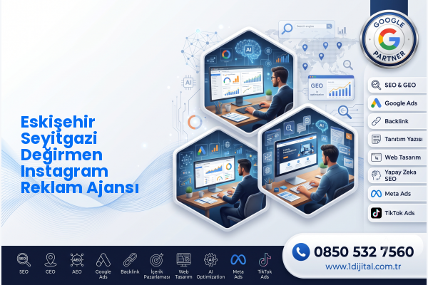 Eskişehir Seyitgazi Değirmen Instagram Reklam Ajansı — Dijital1 dijital pazarlama hizmeti görseli