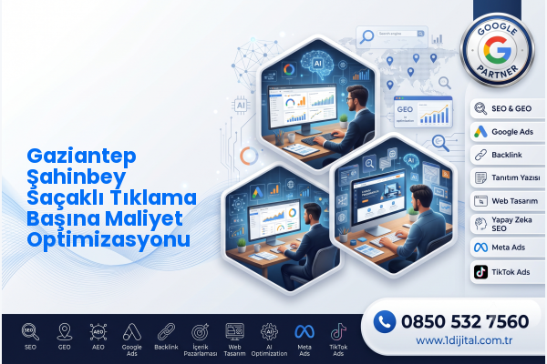 Gaziantep Şahinbey Saçaklı Tıklama Başına Maliyet Optimizasyonu — Dijital1 dijital pazarlama hizmeti görseli