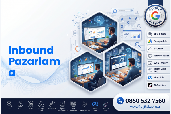 Inbound Pazarlama — Dijital 1 dijital pazarlama hizmeti görseli
