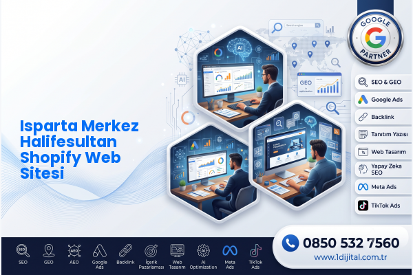 Isparta Merkez Halifesultan Shopify Web Sitesi — Dijital1 dijital pazarlama hizmeti görseli
