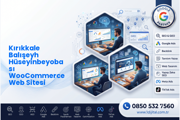Kırıkkale Balışeyh Hüseyinbeyobası WooCommerce Web Sitesi — Dijital1 dijital pazarlama hizmeti görseli