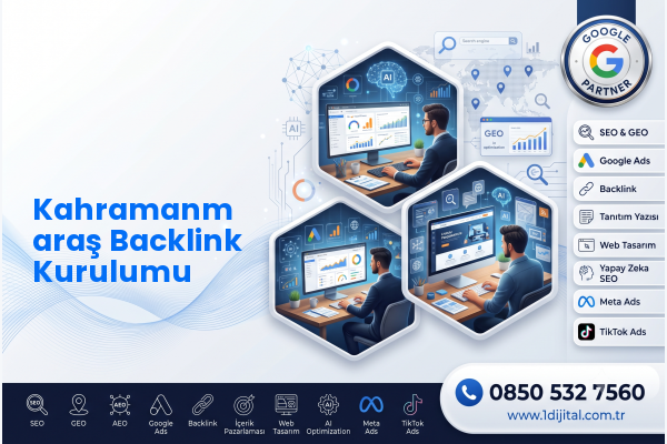 Kahramanmaraş Backlink Kurulumu — Dijital 1 dijital pazarlama hizmeti görseli