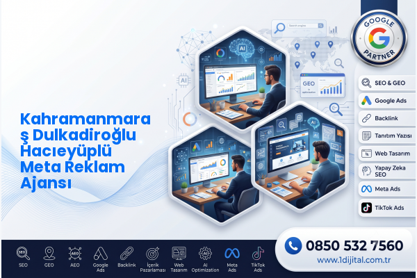 Kahramanmaraş Dulkadiroğlu Hacıeyüplü Meta Reklam Ajansı — Dijital1 dijital pazarlama hizmeti görseli