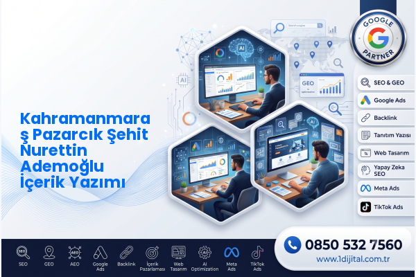 Kahramanmaraş Pazarcık Şehit Nurettin Ademoğlu İçerik Yazımı — Dijital1 dijital pazarlama hizmeti görseli