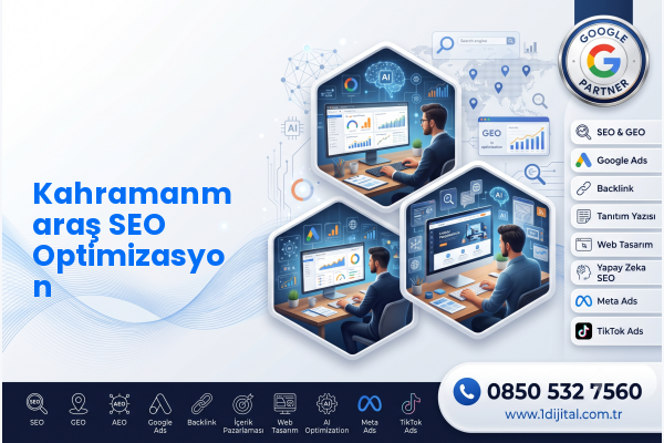 Kahramanmaraş SEO Optimizasyon — Dijital 1 dijital pazarlama hizmeti görseli