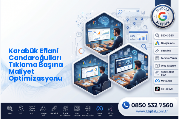 Karabük Eflani Candaroğulları Tıklama Başına Maliyet Optimizasyonu — Dijital1 dijital pazarlama hizmeti görseli