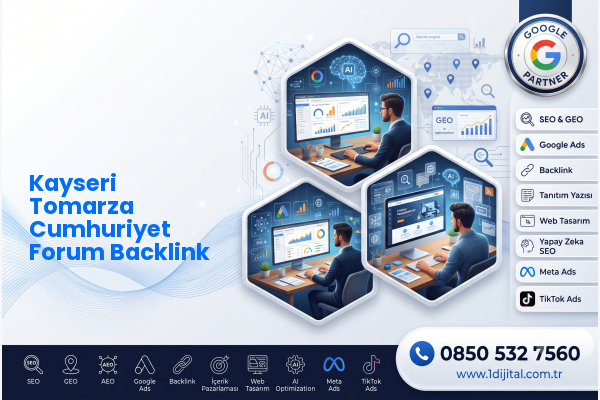 Kayseri Tomarza Cumhuriyet Forum Backlink — Dijital1 dijital pazarlama hizmeti görseli