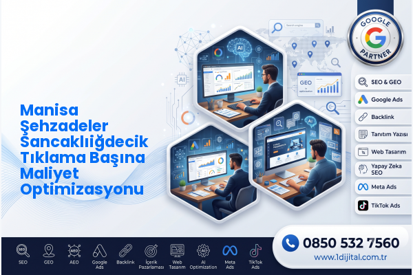 Manisa Şehzadeler Sancaklıiğdecik Tıklama Başına Maliyet Optimizasyonu — Dijital1 dijital pazarlama hizmeti görseli