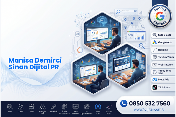 Manisa Demirci Sinan Dijital PR — Dijital1 dijital pazarlama hizmeti görseli