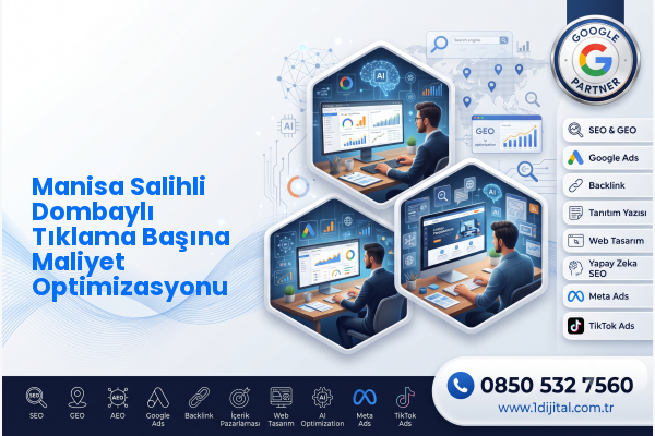 Manisa Salihli Dombaylı Tıklama Başına Maliyet Optimizasyonu — Dijital1 dijital pazarlama hizmeti görseli