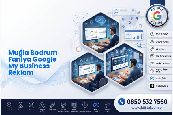 Muğla Bodrum Farilya Google My Business Reklam — Dijital1 dijital pazarlama hizmeti görseli
