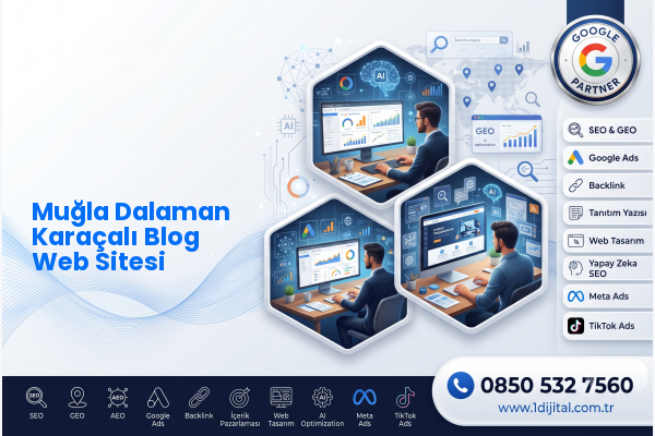 Muğla Dalaman Karaçalı Blog Web Sitesi — Dijital1 dijital pazarlama hizmeti görseli