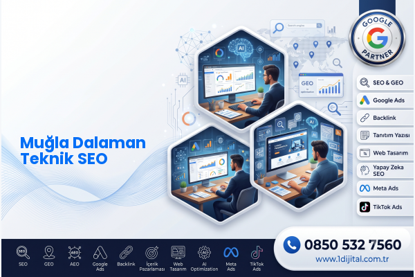 Muğla Dalaman Teknik SEO — Dijital1 dijital pazarlama hizmeti görseli