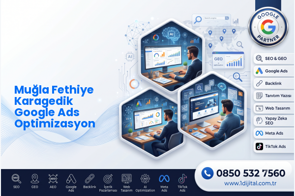 Muğla Fethiye Karagedik Google Ads Optimizasyon — Dijital1 dijital pazarlama hizmeti görseli
