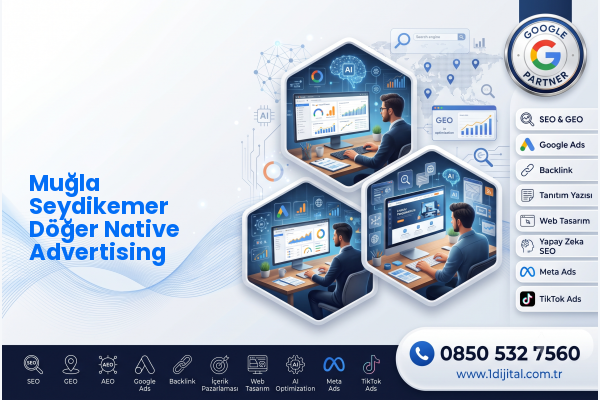 Muğla Seydikemer Döğer Native Advertising — Dijital1 dijital pazarlama hizmeti görseli