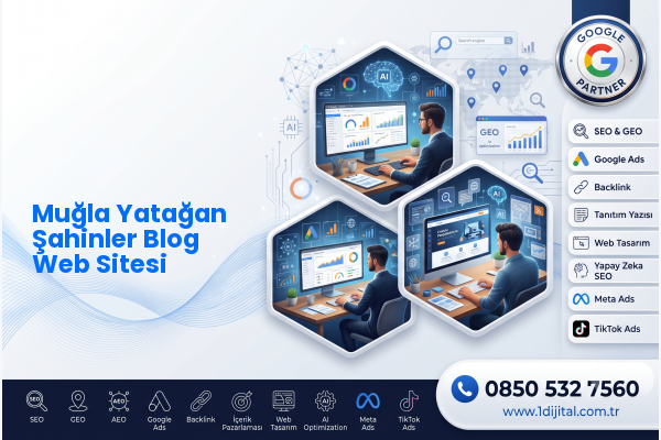Muğla Yatağan Şahinler Blog Web Sitesi — Dijital1 dijital pazarlama hizmeti görseli