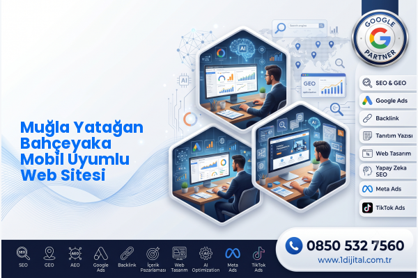 Muğla Yatağan Bahçeyaka Mobil Uyumlu Web Sitesi — Dijital1 dijital pazarlama hizmeti görseli
