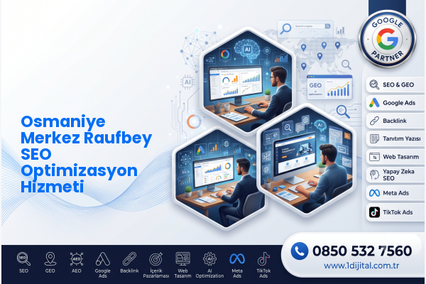 Osmaniye Merkez Raufbey SEO Optimizasyon Hizmeti — Dijital1 dijital pazarlama hizmeti görseli