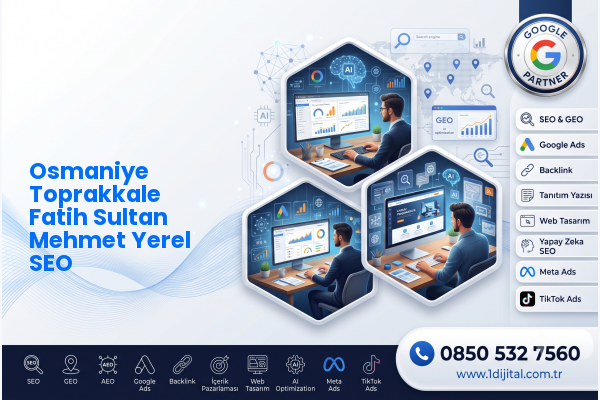 Osmaniye Toprakkale Fatih Sultan Mehmet Yerel SEO — Dijital1 dijital pazarlama hizmeti görseli