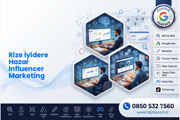 Rize İyidere Hazar Influencer Marketing — Dijital1 dijital pazarlama hizmeti görseli
