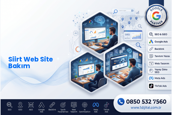 Siirt Web Site Bakım — Dijital1 dijital pazarlama hizmeti görseli