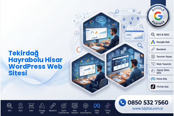 Tekirdağ Hayrabolu Hisar WordPress Web Sitesi — Dijital1 dijital pazarlama hizmeti görseli