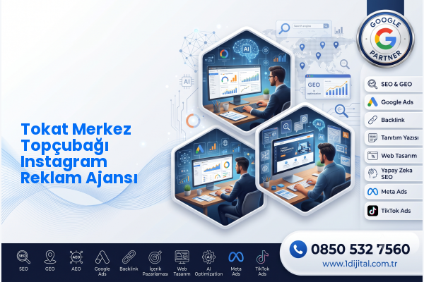 Tokat Merkez Topçubağı Instagram Reklam Ajansı — Dijital1 dijital pazarlama hizmeti görseli