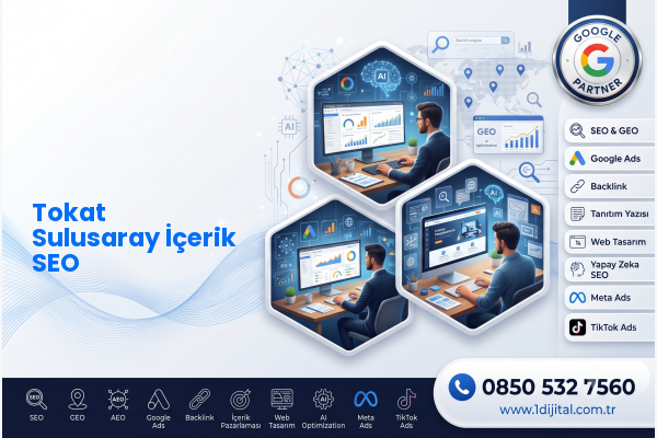 Tokat Sulusaray İçerik SEO — Dijital1 dijital pazarlama hizmeti görseli