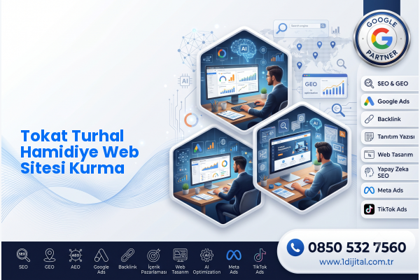 Tokat Turhal Hamidiye Web Sitesi Kurma — Dijital1 dijital pazarlama hizmeti görseli